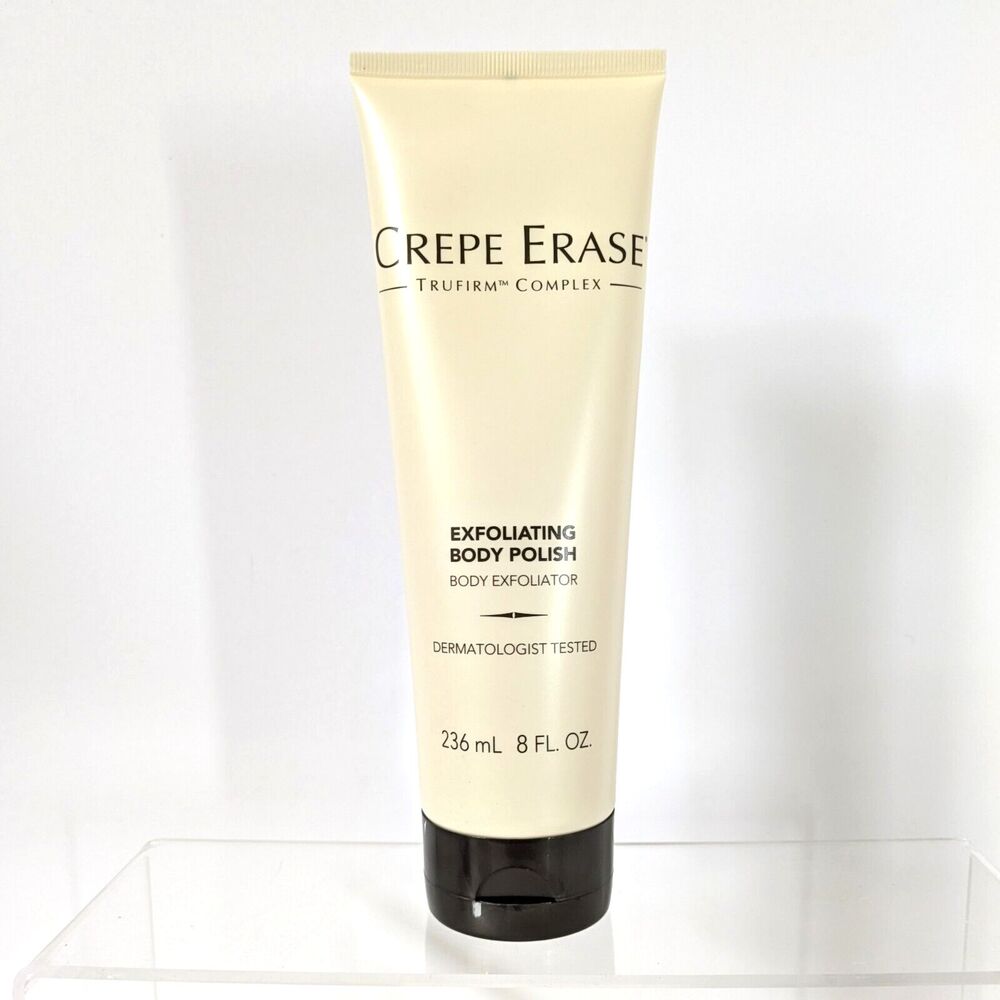 NEW Crepe Erase Exfoliating Body Polish 8 oz 236 ml Trufirm Complex Sealed Scrub